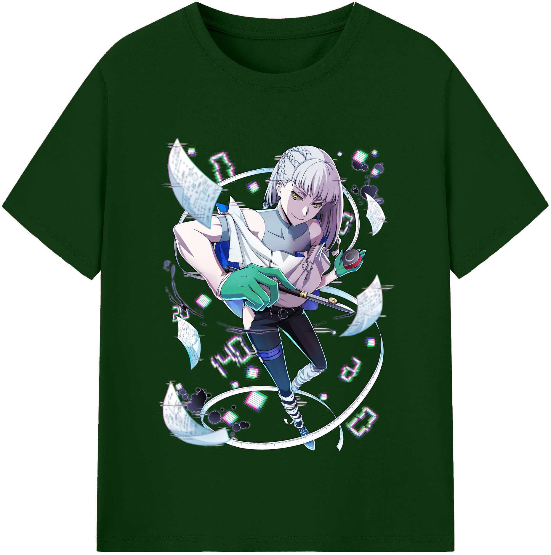 （画像用） 文豪ストレイドッグス Bungo Stray Dogs 綿100％半袖Tシャツ（フロントプリント）